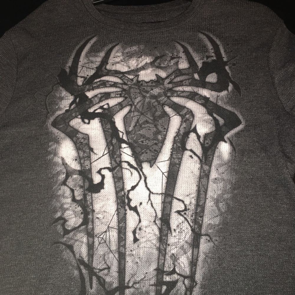 Marvel’s Spider-Man Official Gray Long Sleeve Tee